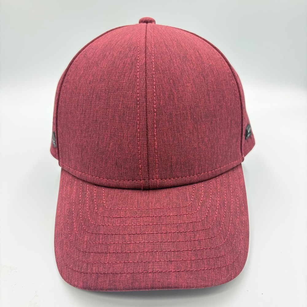 Melin A Game Hydro Snapback 58 CM Hat Men Maroon Heathered Performance Golf - Picture 2 of 10